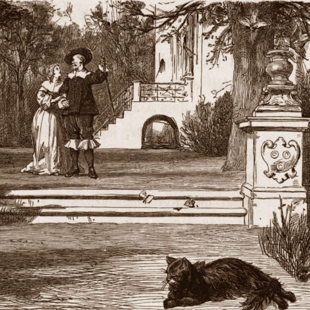 Illustration (Detail) Anton von Werners aus der Prachtausgabe des "Trompeter" von 1873. Illustration (Detail) Anton von Werners aus der Prachtausgabe des "Trompeter" von 1873.