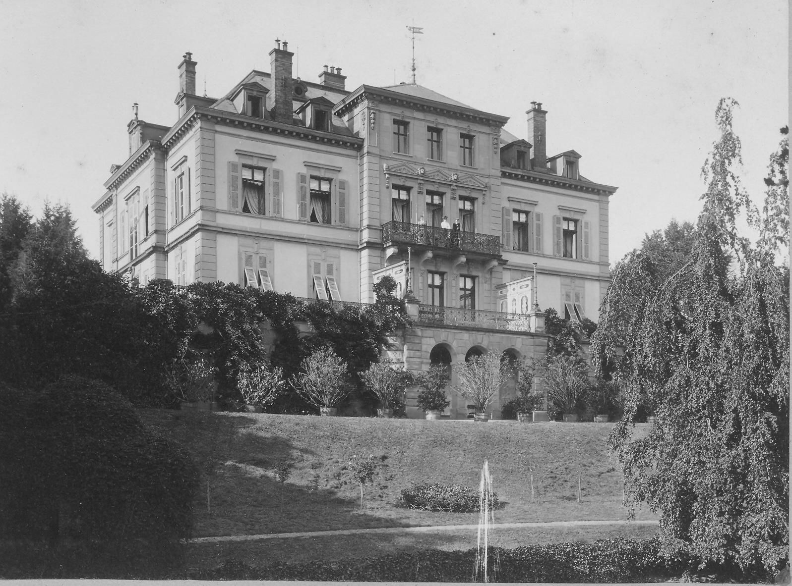 Die Villa Berberich um 1900.